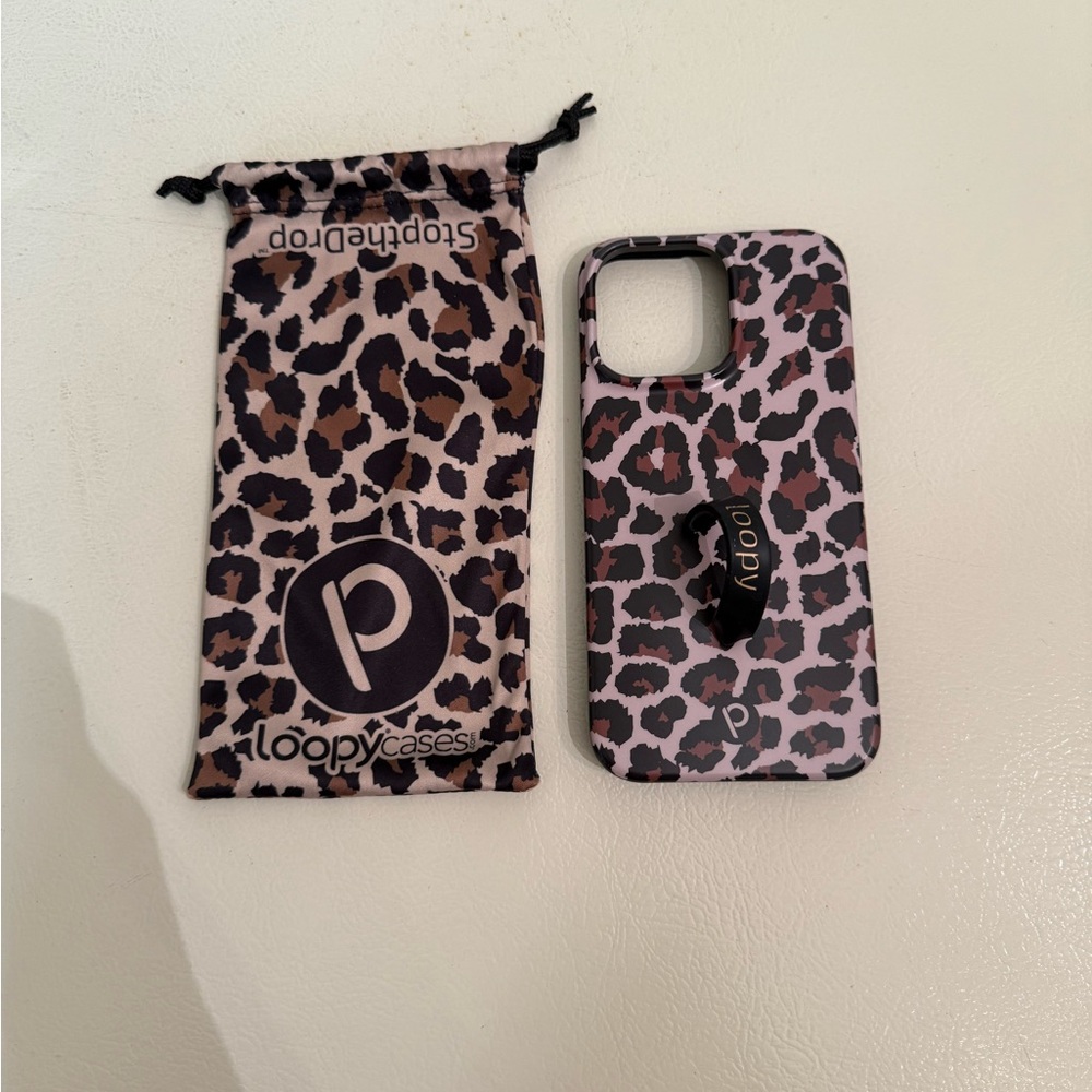 Loopy Case IPhone 15 Pro Max-Leopard